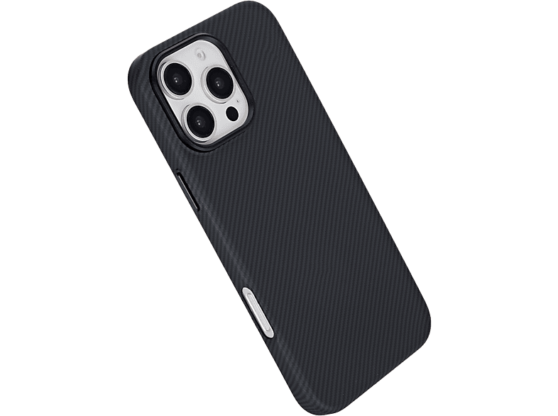 ISY ISC 3745 Carbon Case, Backcover, Apple, iPhone 16 Pro Max, Black
