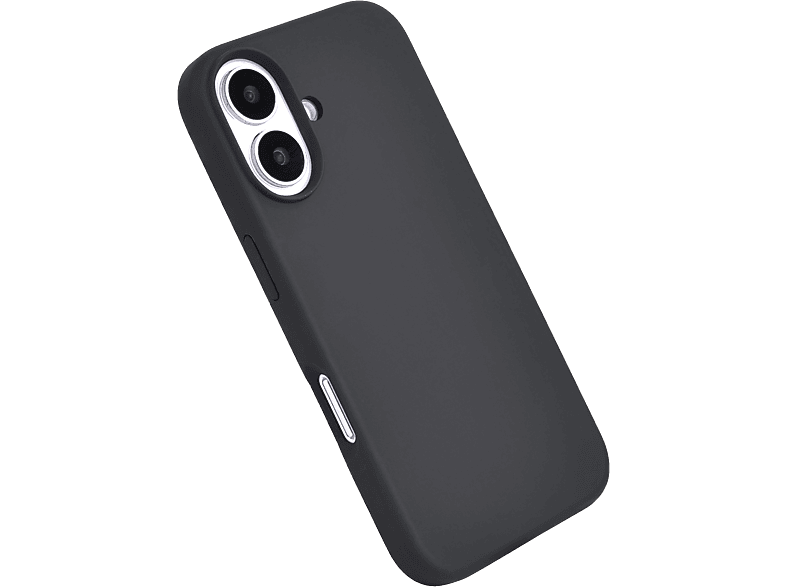 ISY ISC 2350 Silicone Case, Backcover, Apple, iPhone 16 Plus, Schwarz