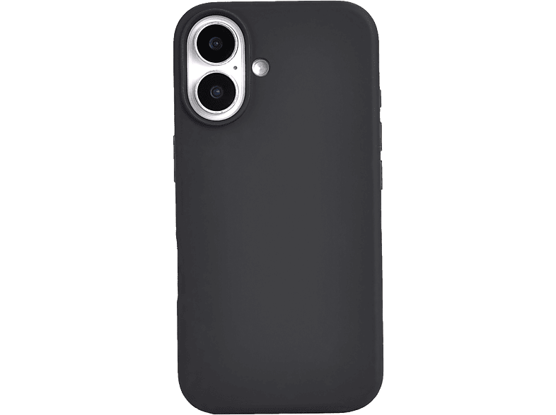 ISY ISC 2347 Silicone Case, Backcover, Apple, iPhone 16, Schwarz