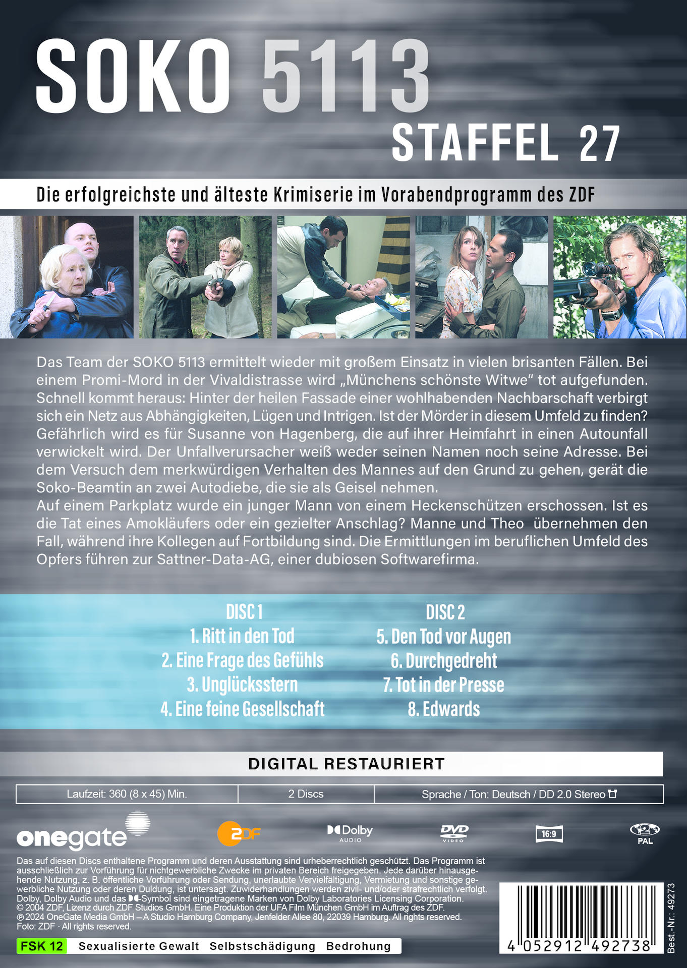 DVD-Hülle mit mehreren Bildern von Menschen. Deutscher Text oben und unten auf der Hülle.