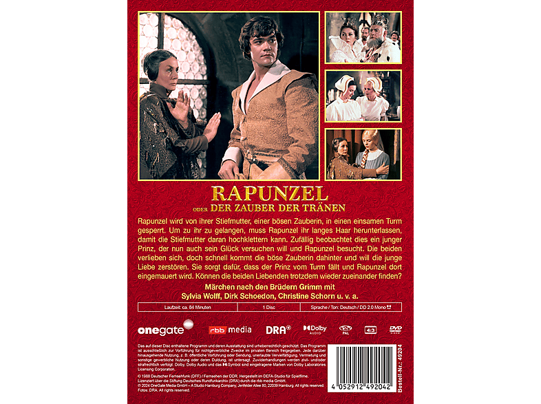 Thumbnail - Rapunzel - oder der Zauber Tränen DVD
