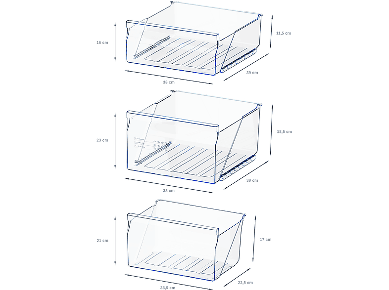 Bosch GTV15NWEB Tischgefrierschrank (E, 83 l, 850 mm hoch, Weiß) — Foto 2 von 2