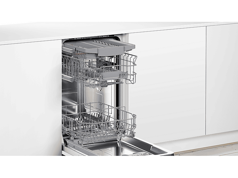 Bosch SPU4HMS10E Serie 4 Geschirrspüler (unterbaufähig, Besteckschublade, 448 mm breit, 44 dB(A), E, Gebürsteter Stahl) — Foto 5 von 5