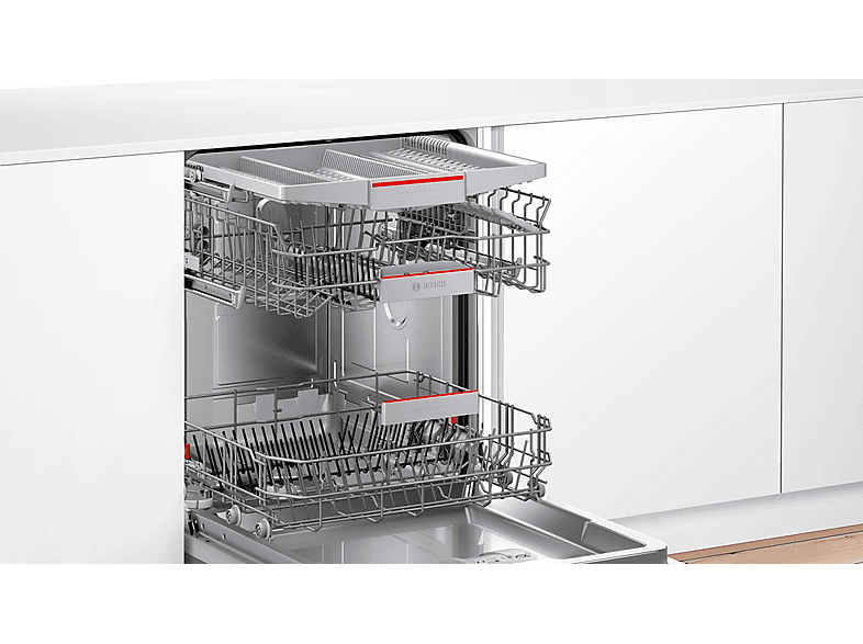 Bosch SMI4EVS08E Serie 4 Geschirrspüler (integrierbar, Besteckschublade, 598 mm breit, 44 dB(A), B, Gebürsteter Stahl) — Foto 2 von 5