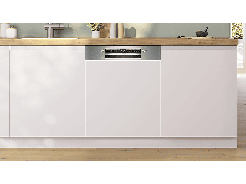 Bosch SMI4EVS08E Serie 4 Geschirrspüler (integrierbar, Besteckschublade, 598 mm breit, 44 dB(A), B, Gebürsteter Stahl) — Foto 4 von 5