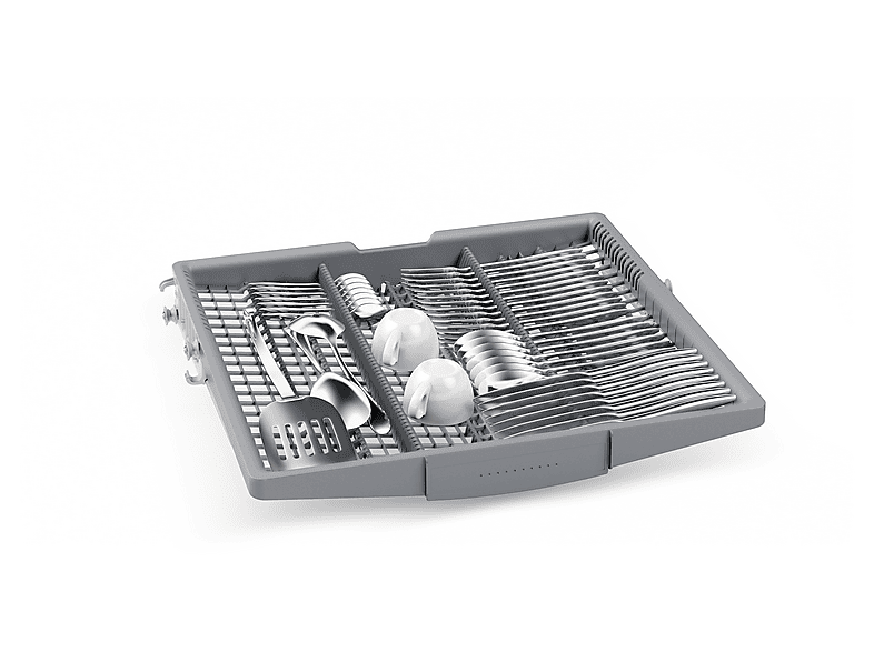 Bosch SMU4EVS08E Serie 4 Geschirrspüler (unterbaufähig, Besteckschublade, 598 mm breit, 44 dB(A), B, Gebürsteter Stahl) — Foto 4 von 5