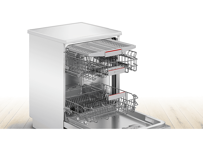 BOSCH SMS4EVW08E Serie 4 Geschirrspüler (Freistehend mit Unterbaumöglichkeit, 600 mm breit, 44 dB (A), B)