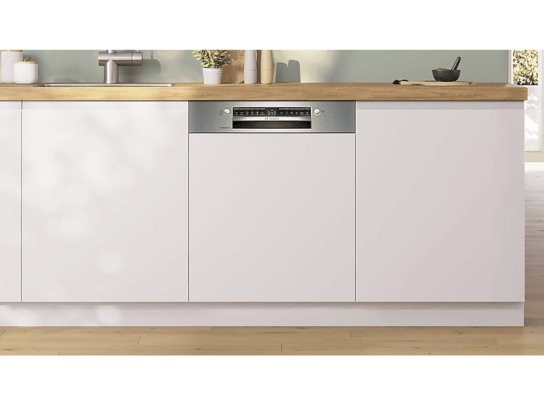BOSCH SMI4EVS08E Serie 4 Geschirrspüler (teilintegrierbar, 598 mm breit, 44 dB (A), B)