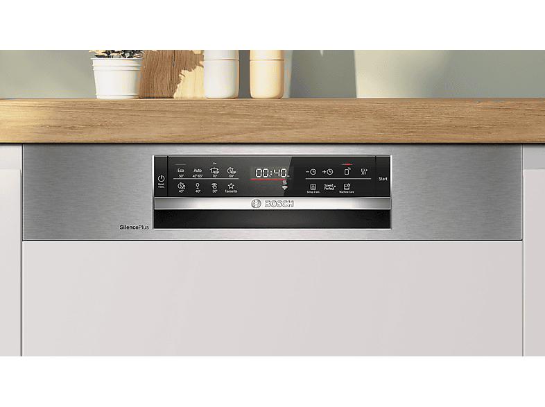 BOSCH SMI6ECS12E Serie 6 Geschirrspüler (teilintegrierbar, 598 mm breit, 42 dB (A), A)