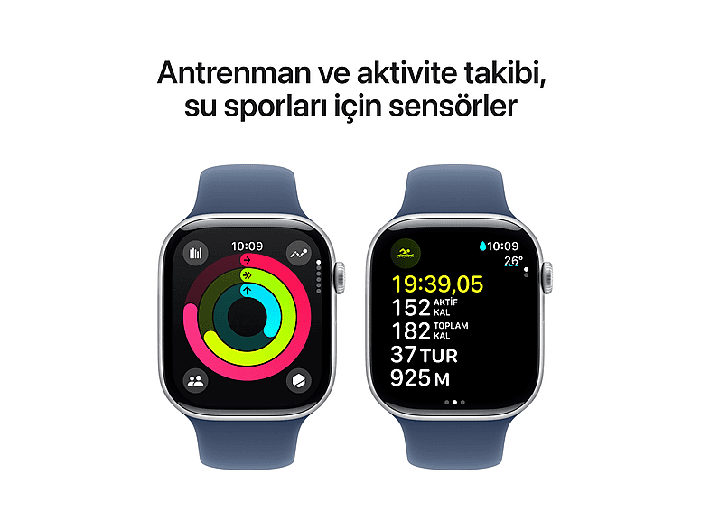 APPLE MWX43TU/A Watch Series 10 GPS + Cellular 42mm Gümüş