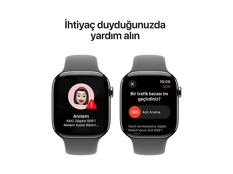 APPLE MWXD3TU/A Watch Series 10 GPS + Cellular 42mm Doğal Titanyum