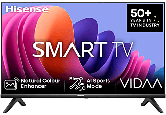 HISENSE 32A4N HD Smart LED TV, fekete, 80 cm