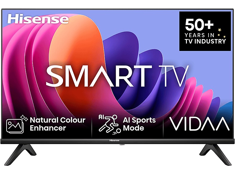 HISENSE 32A4N HD Smart LED TV, fekete, 80 cm