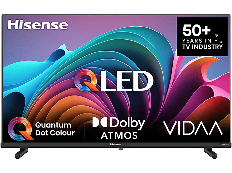 HISENSE 32A5NQ Full HD Smart QLED TV, fekete, 80 cm