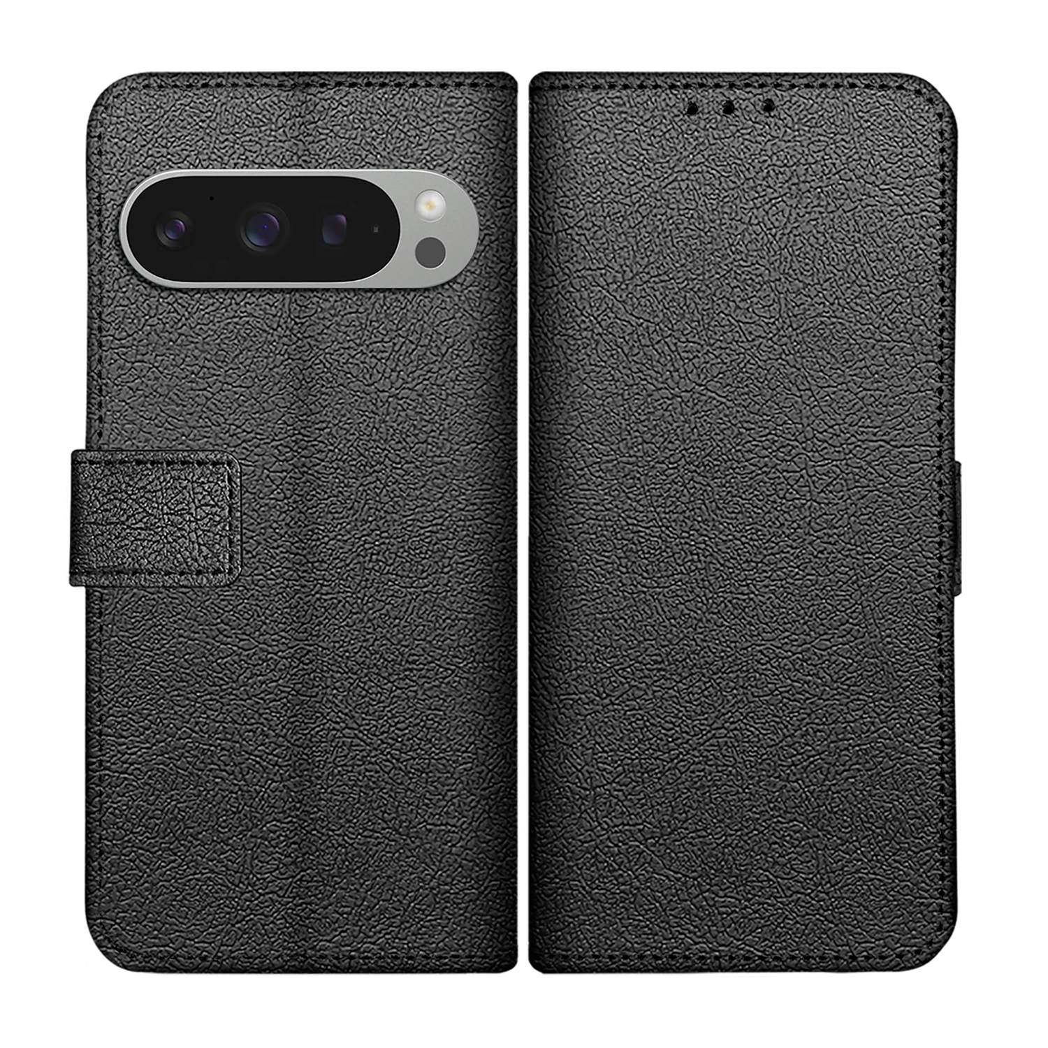 JUST IN CASE Wallet Case Telefoonhoesje voor Google Pixel 9 / 9 Pro Zwart afbeelding