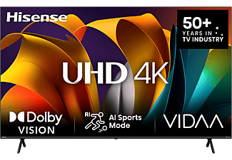 HISENSE 85A6N 4K UHD Smart LED TV, fekete, 215 cm