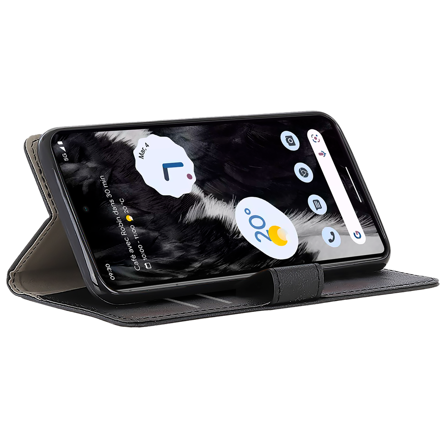 JUST IN CASE Cover Wallet Pixel 7a Zwart (523532)