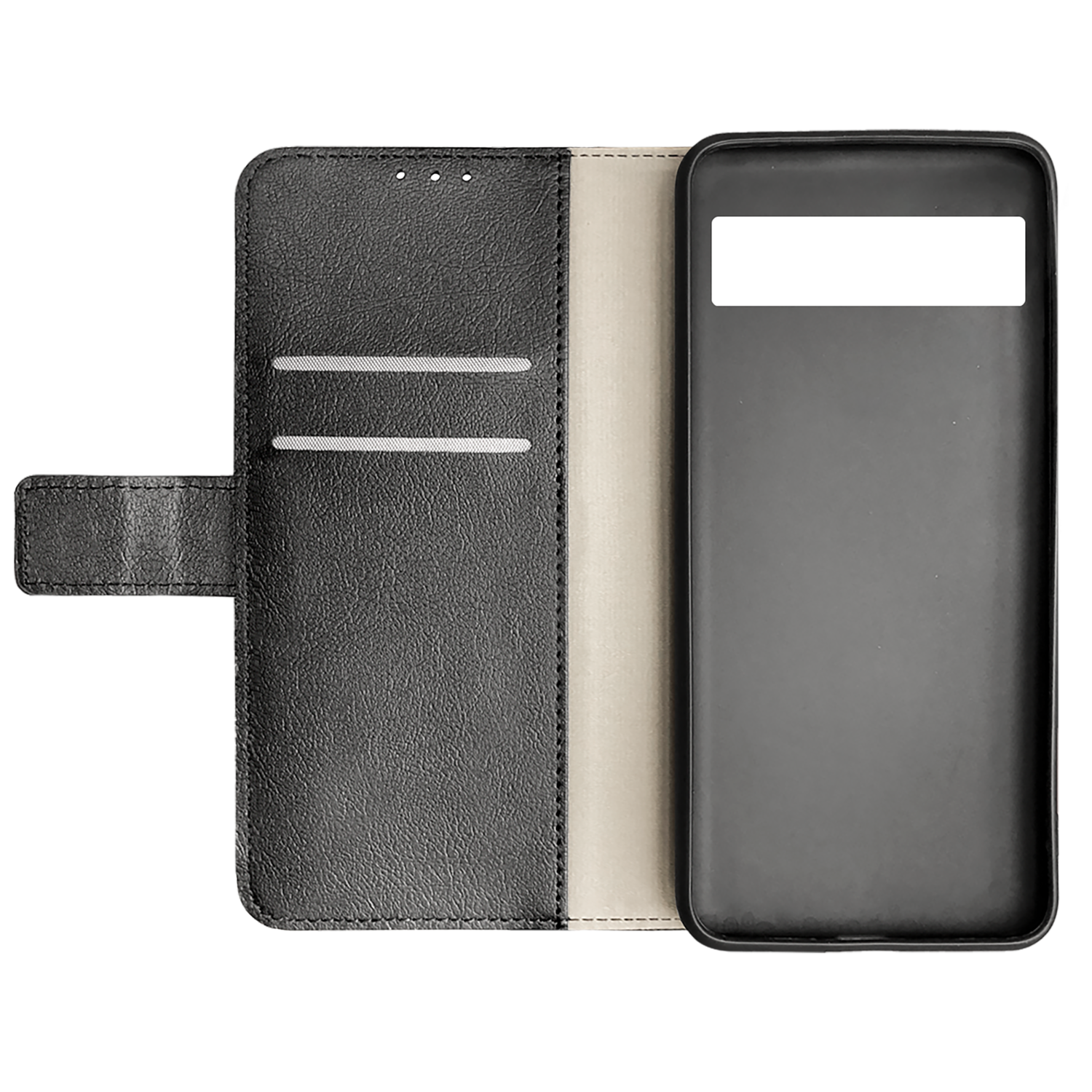 JUST IN CASE Cover Wallet Pixel 7a Zwart (523532)
