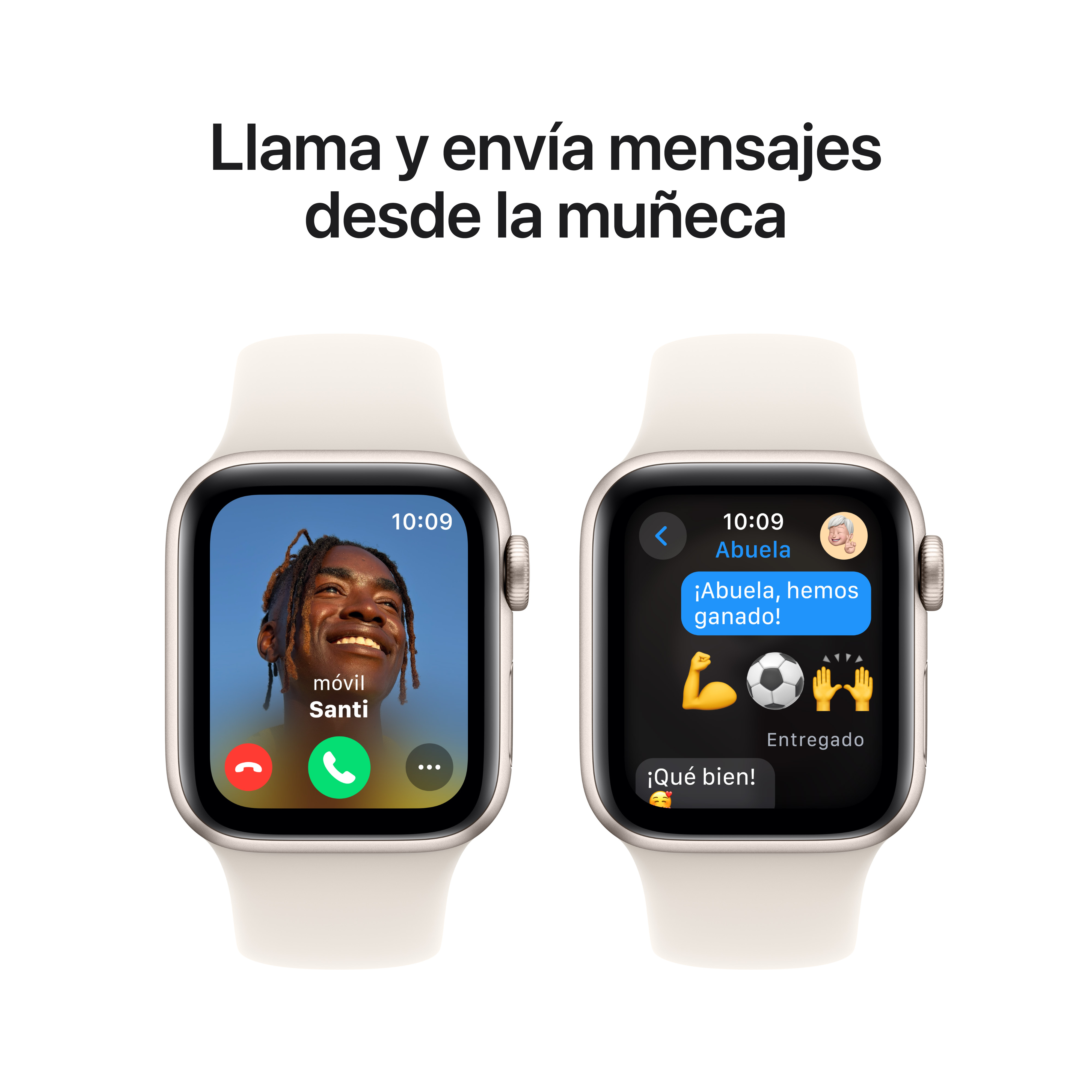 Apple Watch, interfaz de llamadas y mensajes.