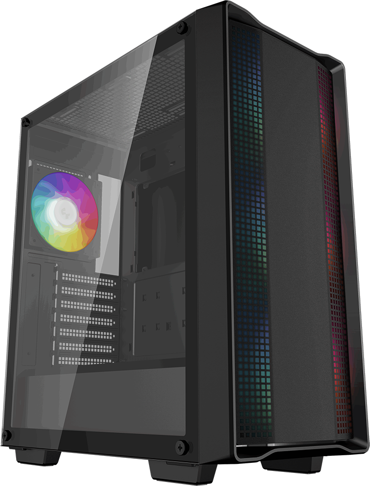 DEEPCOOL CC560 A-RGB V2 ablakos számítógépház, RGB, fekete (R-CC560-BKTAA4-G-2)