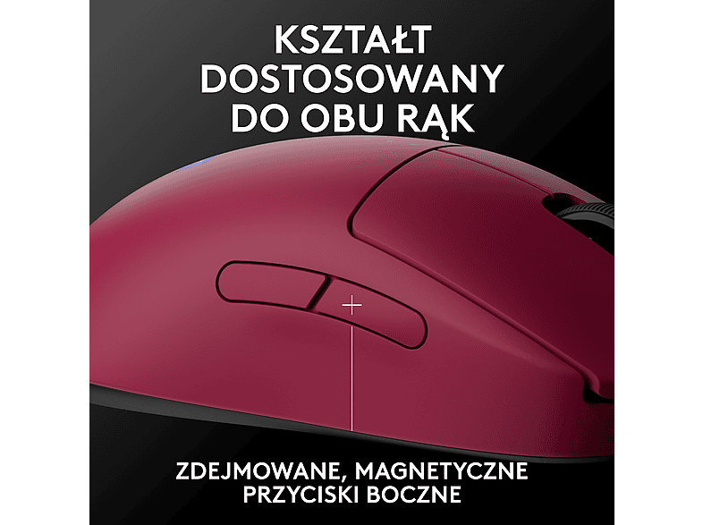 Mysz LOGITECH G Pro 2 Lightspeed Magenta – zdjęcie 3