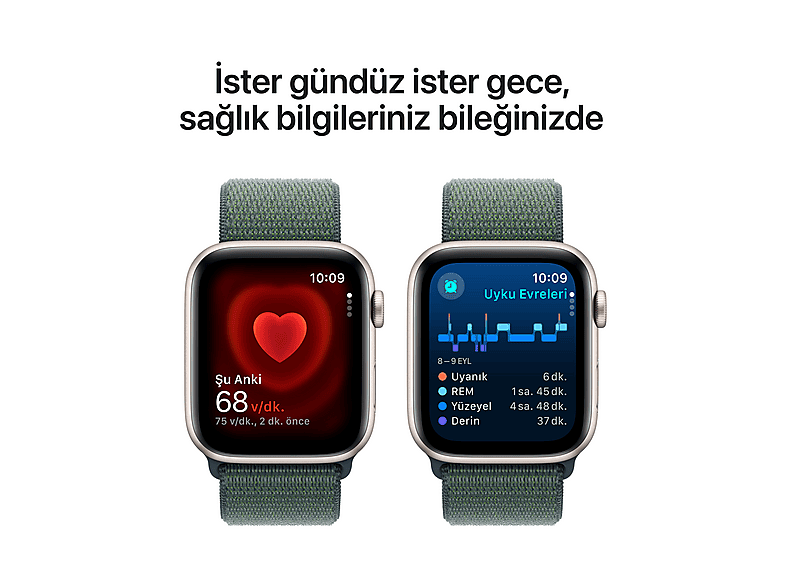 APPLE MXGV3TU/A Watch SE GPS + Cellular 2024 44mm Yıldız Işığı