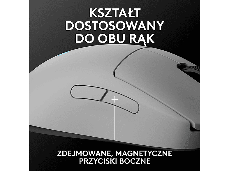Mysz LOGITECH G Pro 2 Lightspeed Biały – zdjęcie 2