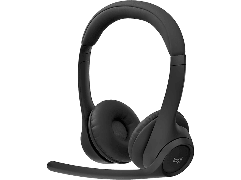 LOGITECH LOGITECH Zone 305 Kabelloser Kopfhörer UC Version mit Reciever, Bluetooth, Schwarz; Headset