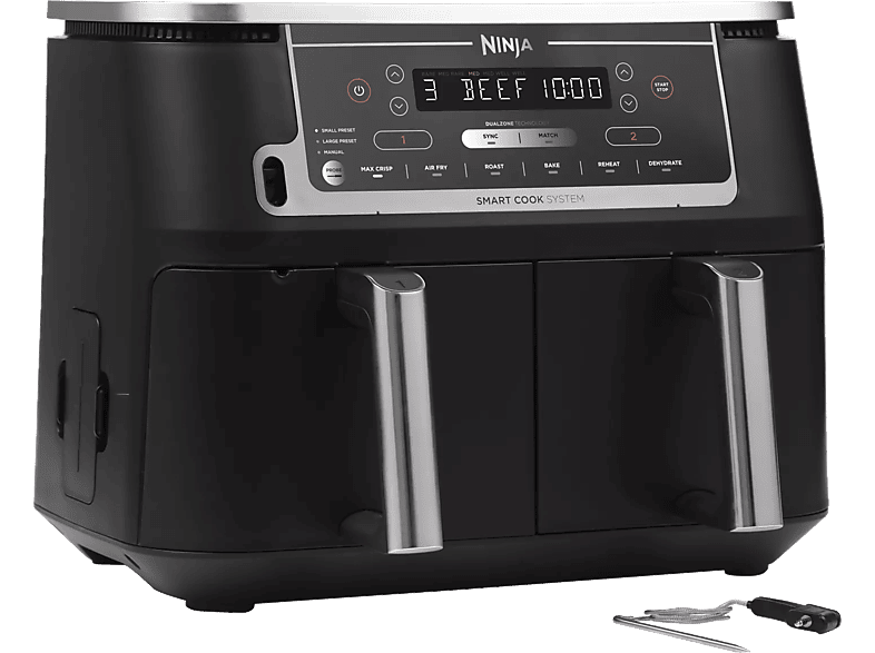 NINJA AF451EU Foodi MAX Dual Zone 9.5L Airfryer | MediaMarkt