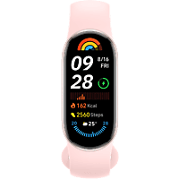 MediaMarkt XIAOMI Xiaomi Smart Band 9 Smartwatch Mystic Rose aanbieding