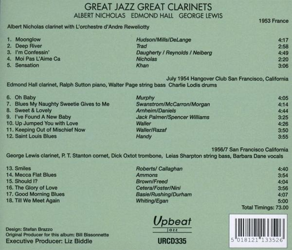 Jazzalbum-Cover mit Titelliste und Musikernamen auf grünem Hintergrund.
