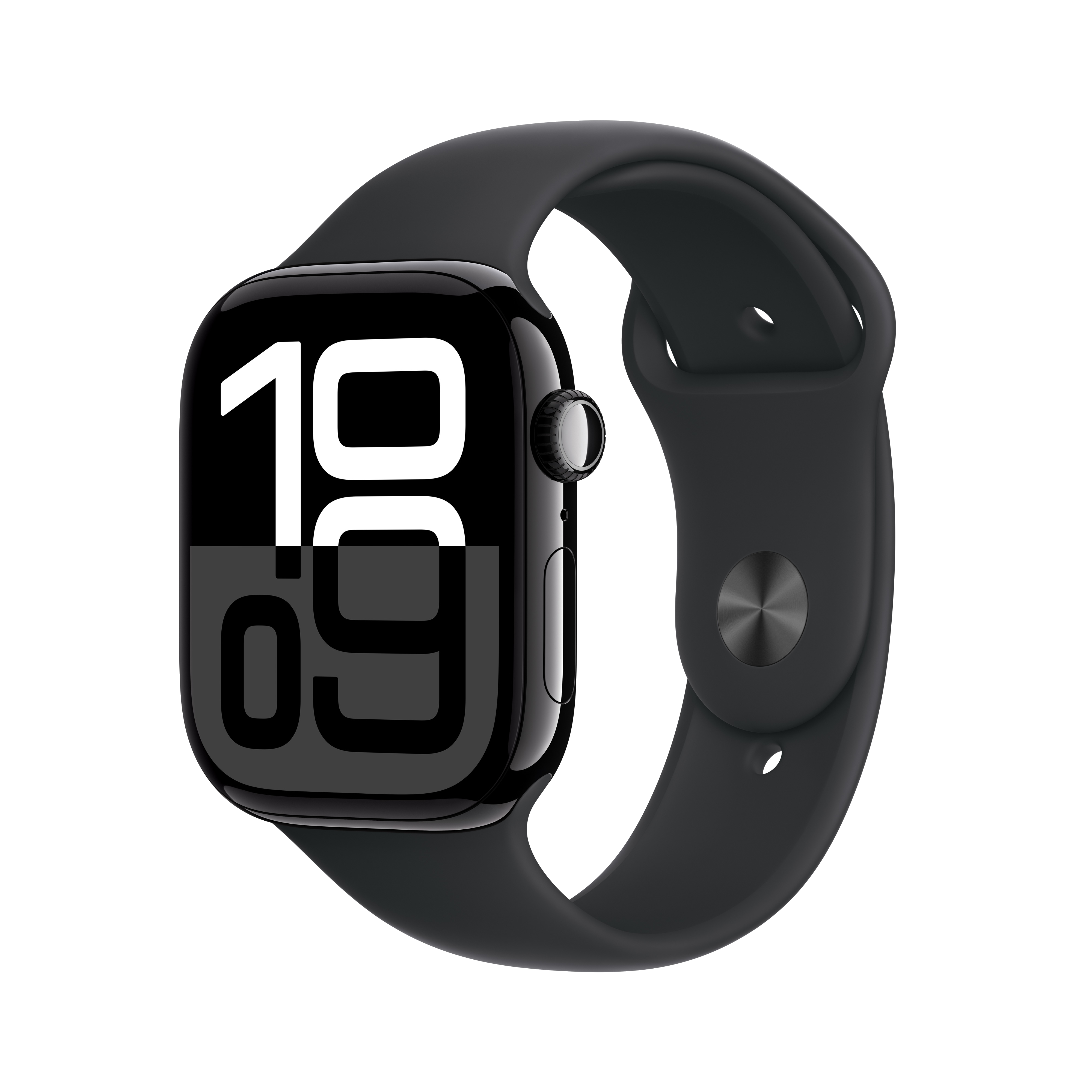 APPLE Watch Series 10 GPS 42mm Jet Black Aluminium Case with Black  