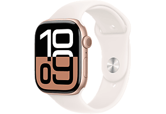 APPLE Watch Series 10 GPS 42mm Rose Gold Aluminium Case with Light Blush Sport Band - S/M_0