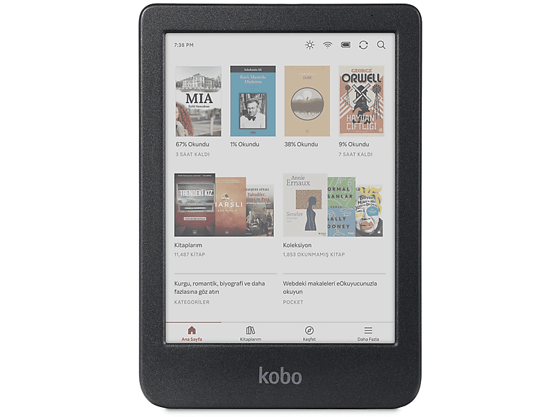 KOBO Clara Colour E-Kitap Okuyucu Siyah_0