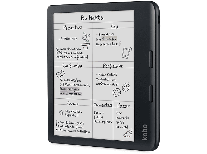 KOBO Libra Colour E-Kitap Okuyucu Siyah Fiyat & Özellik | MediaMarkt