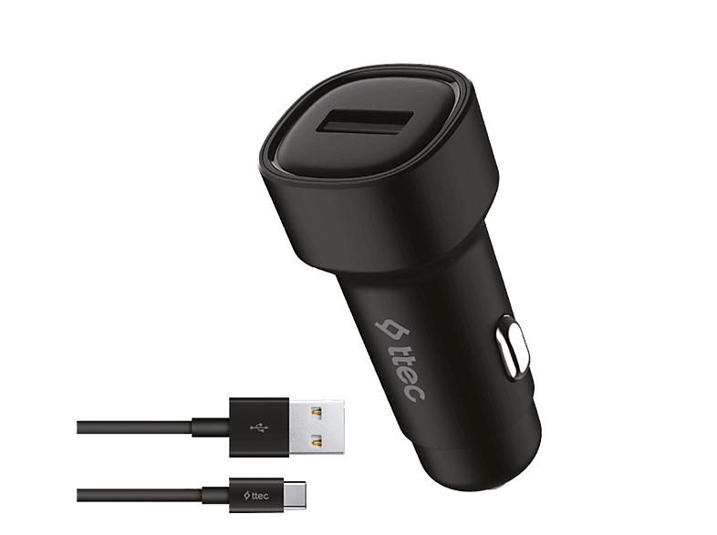 TTEC SmartCharger 2.4A USB-C Kablo + Araç Şarj Aleti_0