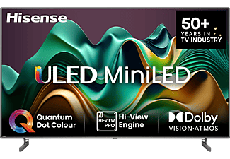 HISENSE 50U6NQ 4K UHD Smart Mini-LED ULED TV, sötétszürke, 126 cm