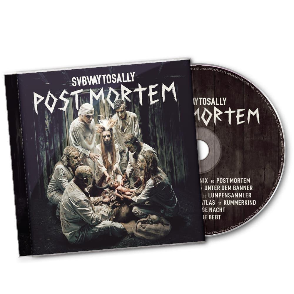 CD-Cover mit einer Gruppe von Figuren in weißen Roben um eine zentrale Figur, Albumtitel und Künstlername.