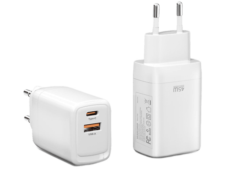 PIILI 45w Pd - Q3.0 Usb Şarj Adaptörü Beyaz