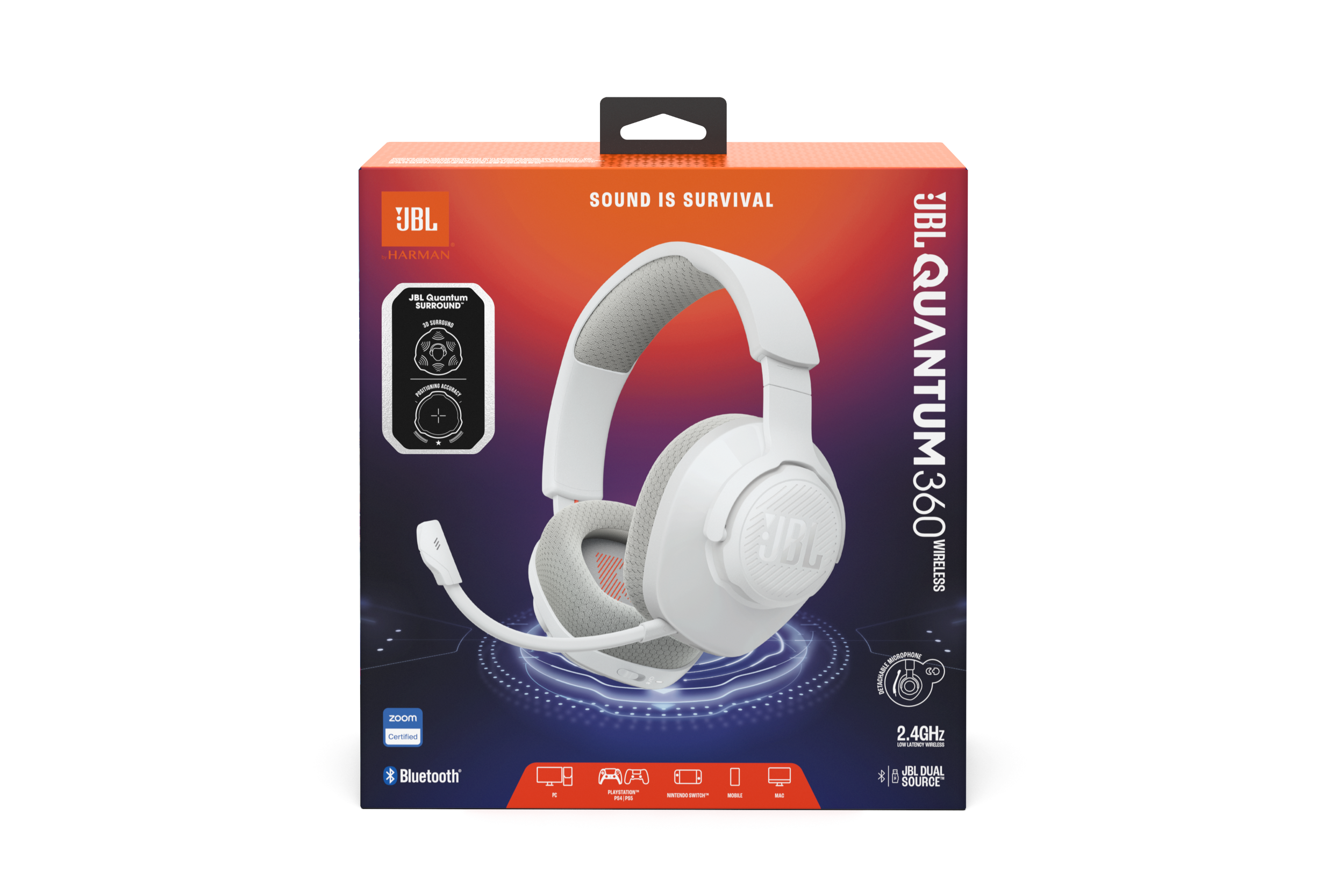【新品・未開封】JBL QUANTUM 360 WIRELESS JBL Quantum 360 Gaming Kulak Üstü Kulaklık Beyaz Fiyat & Özellik