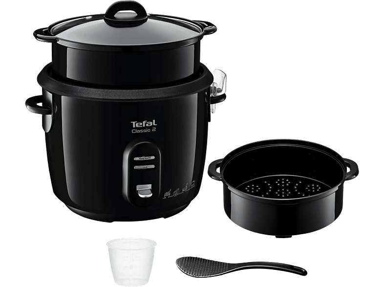 Tefal RK1038 New Classic Reiskocher (600 Watt, 5 l, Schwarz)