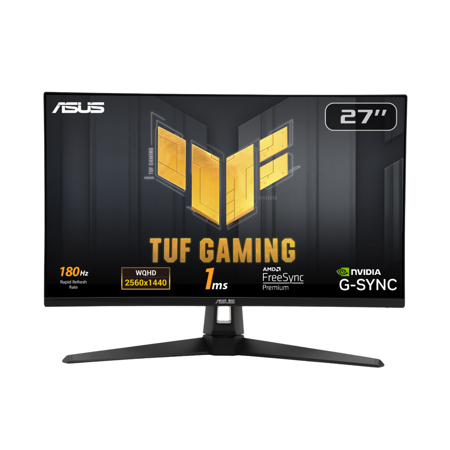 Asus Tuf Gaming Vg27aq3a - 27 Inch 2560 X 1440 (quad Hd) 1 Ms 180 Hz afbeelding