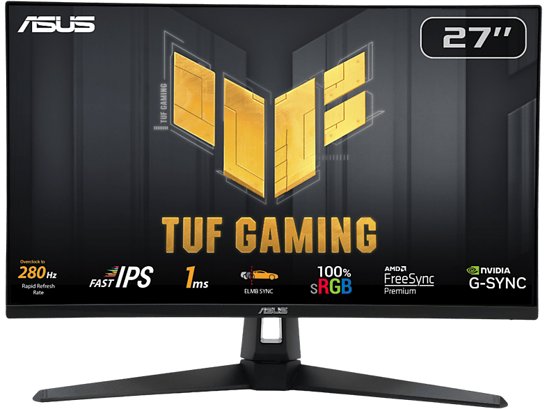 ASUS TUF Gaming VG279QM1A | 27 inch - 1920 x 1080 (Full HD) - 1 ms