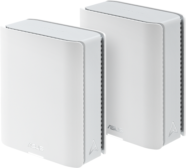 ASUS ZenWiFi BT10 háromsávos BE18000 WiFi-7 AiMesh router, 10G WAN/LAN, 2 db, fehér (90IG08Y0-MO3C40)