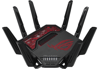 ASUS ROG Rapture GT-BE19000 háromsávos WiFi-7 AiMesh router, 10G WAN/LAN, fekete  (90IG0850-MO9A0V)