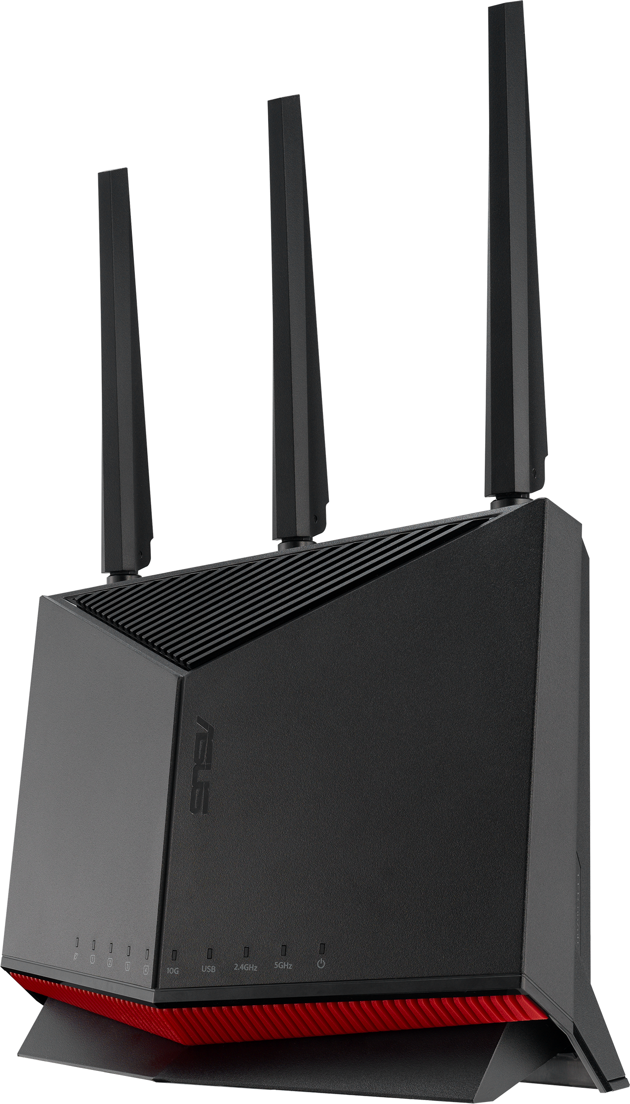 ASUS RT-BE86U kétsávos BE6800 WiFi-7 AiMesh router, 1x10G, 4x2,5G WAN/LAN, fekete (90IG08W0-MO9A0V)