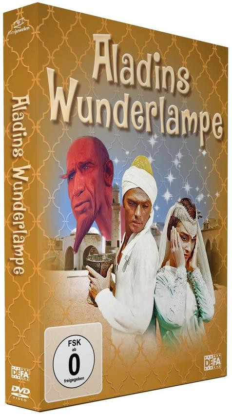 DVD-Box des Films Aladins Wunderlampe.