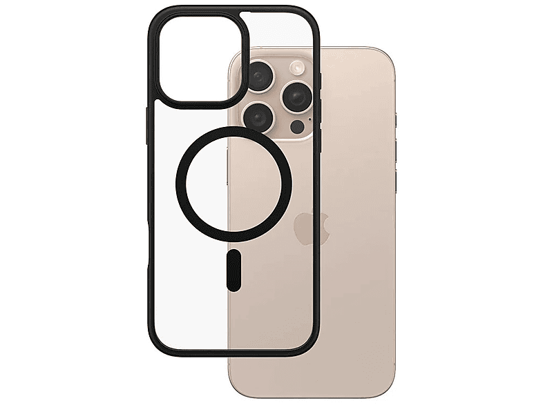 Etui PANZERGLASS HardCase MagSafe do Apple iPhone 16 Pro Max Przezroczysto-czarny – zdjęcie 3