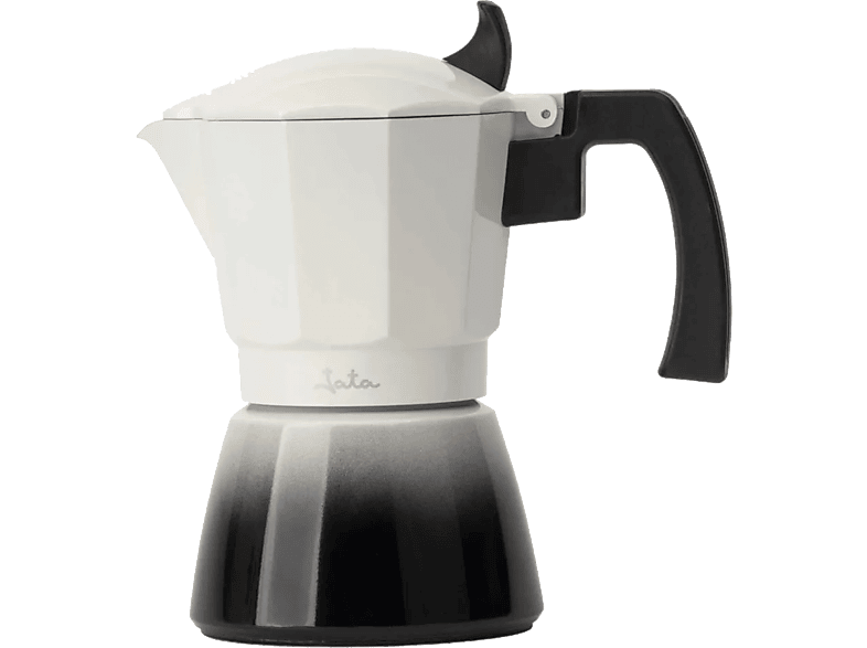 Cafetera tradicional - Jata HCAF2409, Aluminio, 9 Tazas, Asa Antiquemaduras, Apta Para Todas las Cocinas, Inducción, Degradado