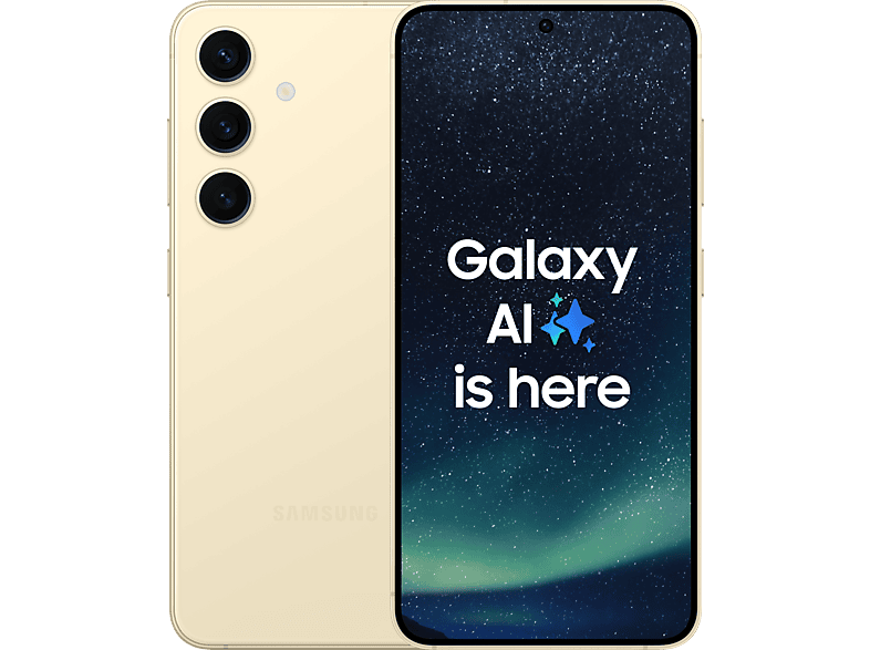 SAMSUNG Galaxy S24 256 GB Amber Yellow Dual SIM | MediaMarkt